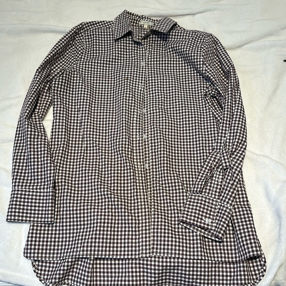 tyler böe plaid button down